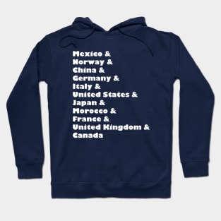 Epcot Countries Hoodie